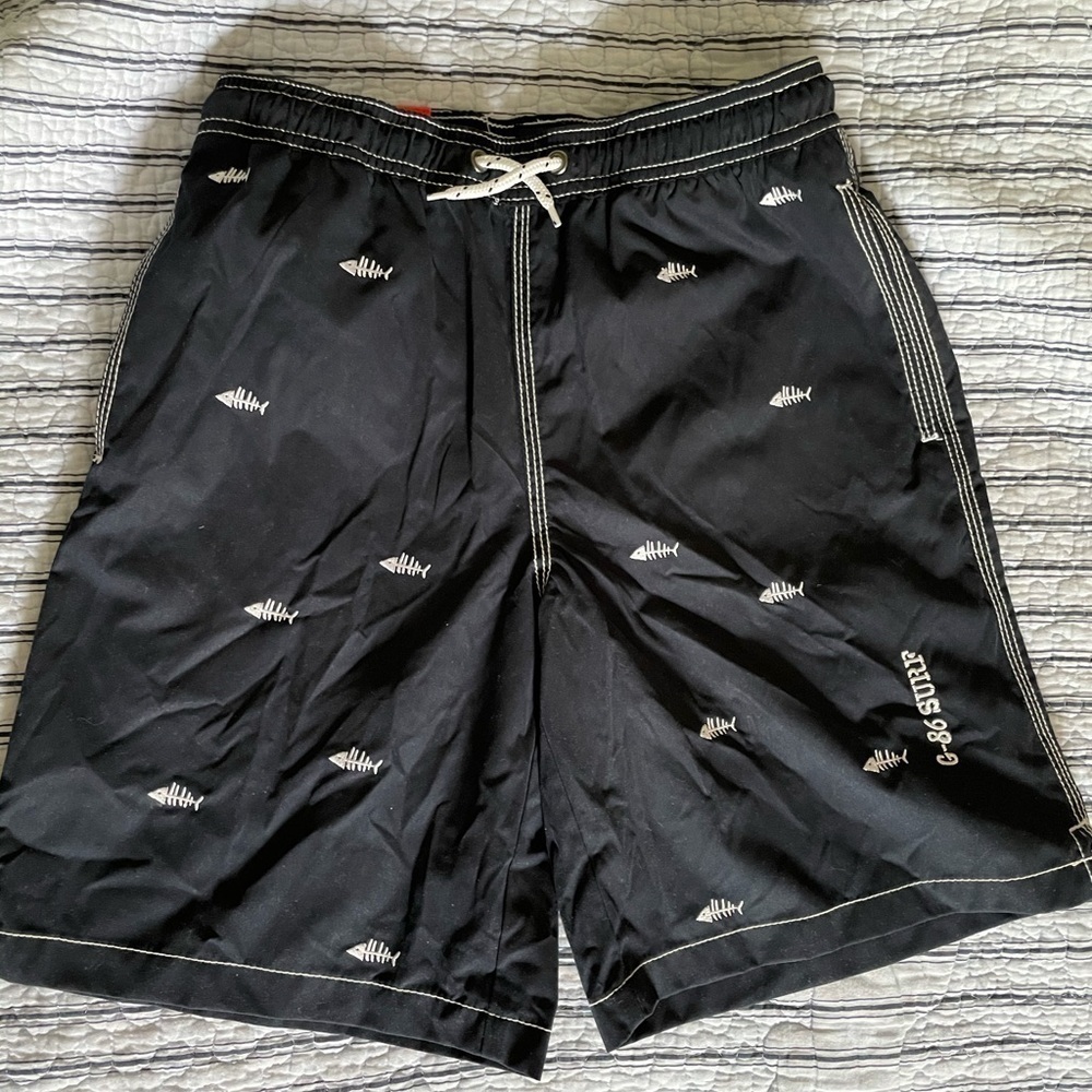 NWT Gap kids navy blue swim short size L(10)